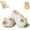 White, variant on 2026 New Cat Paws Footprints Fluffy Plush Fleece Height Increase Slippers for Winter Cute Animal Soft Warm Cozy Footwear