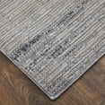 thumbnail image 3 of Feizy Deja Modern Solid, Gray/Ivory/Taupe, 1'6" x 1'6" Swatch Easy Care Stain Resistant Pet & Kid Friendly Casual Floor Rug for Living room Bedroom, 3 of 8