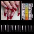 thumbnail image 2 of 500PCS Nail Extension Mold Plastic DIY Reusable French Nail Tips False Nail Mold, 2 of 10