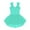 Green, variant on MSemis Kids Girls Sleeveless Ruched V-Neck Ballet Dance Gymnastic Leotards Dress