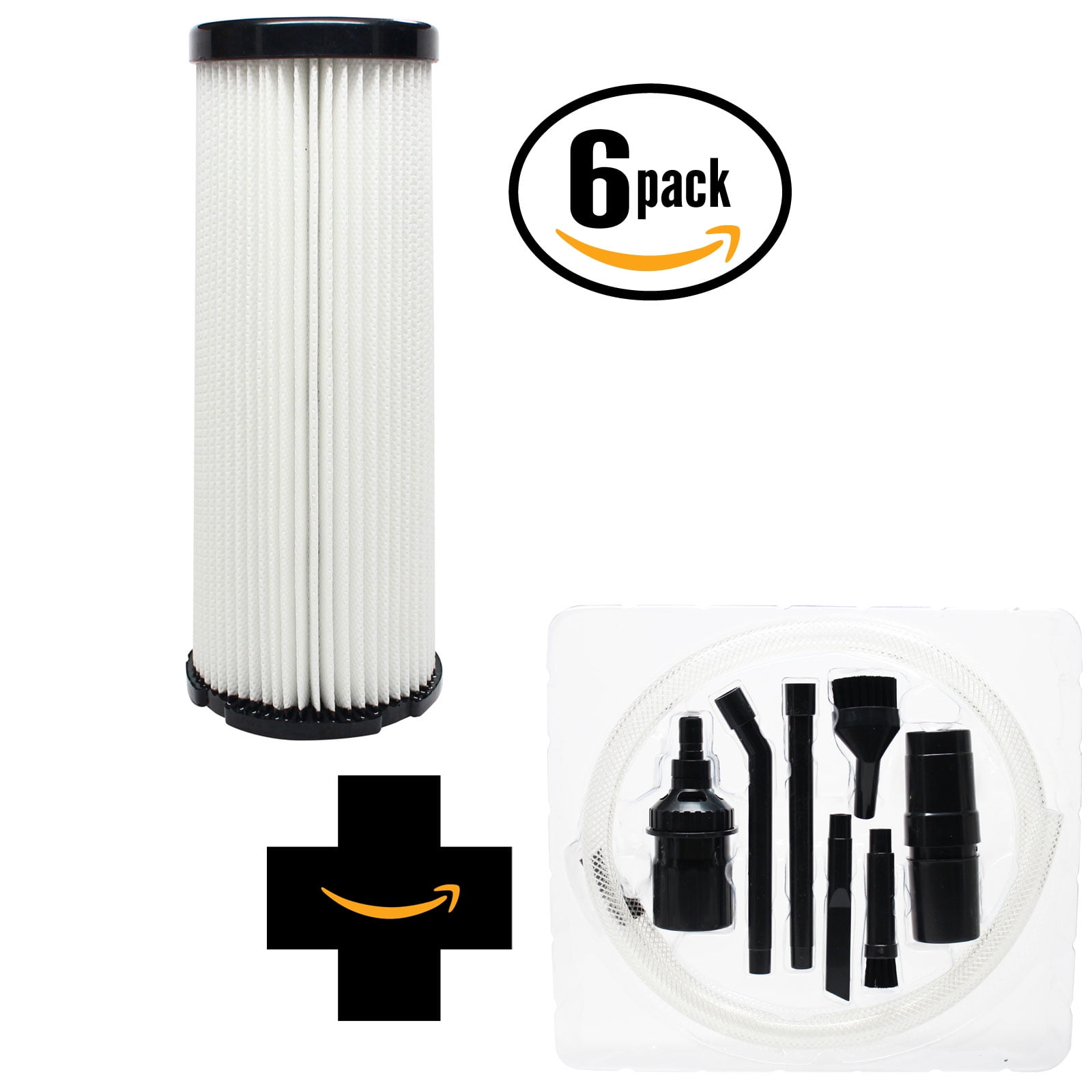 6Pack Replacement Dirt Devil Jaguar Bagless Upright M085830T Vacuum