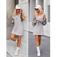 thumbnail image 4 of Ekouaer Sexy Tank Nightgowns for Women Side Slit Lingerie Dress Sleevesless Night Gowns, 4 of 6