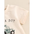 thumbnail image 4 of Toddler Baby Boy Farm Outfits Summer Tractors Print Short Sleeve T Shirt Top and Shorts Set Infant Country Clothes, 4 of 7