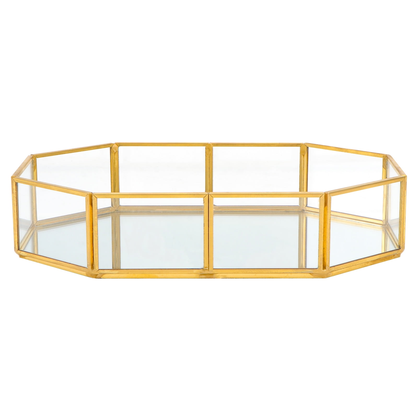 Vintage Glass Tray for Decoraive Vanity Perfume Jewelry Trinket