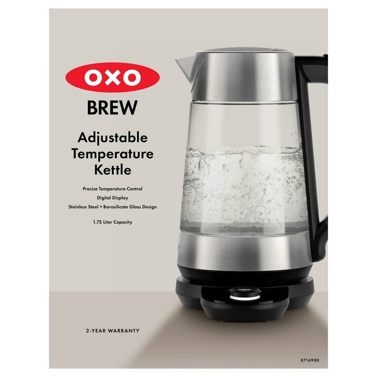 OXO Brew 1.7-Liter Adjustable Temperature Electric Kettle