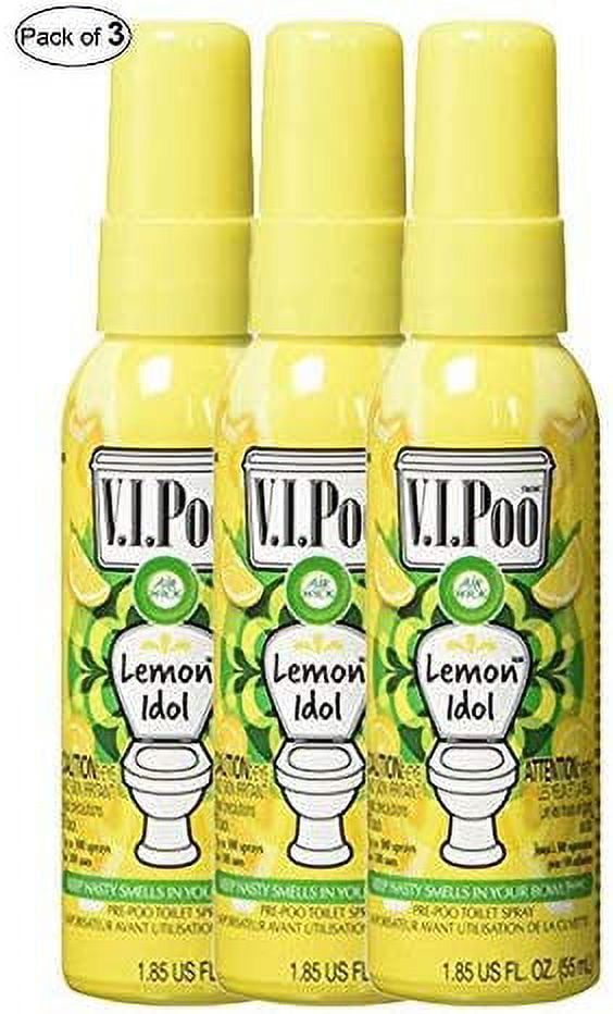 Air Wick VIP Pre-Poop Spray, Lemon Idol,1.85 Fl Oz (Pack of 2)