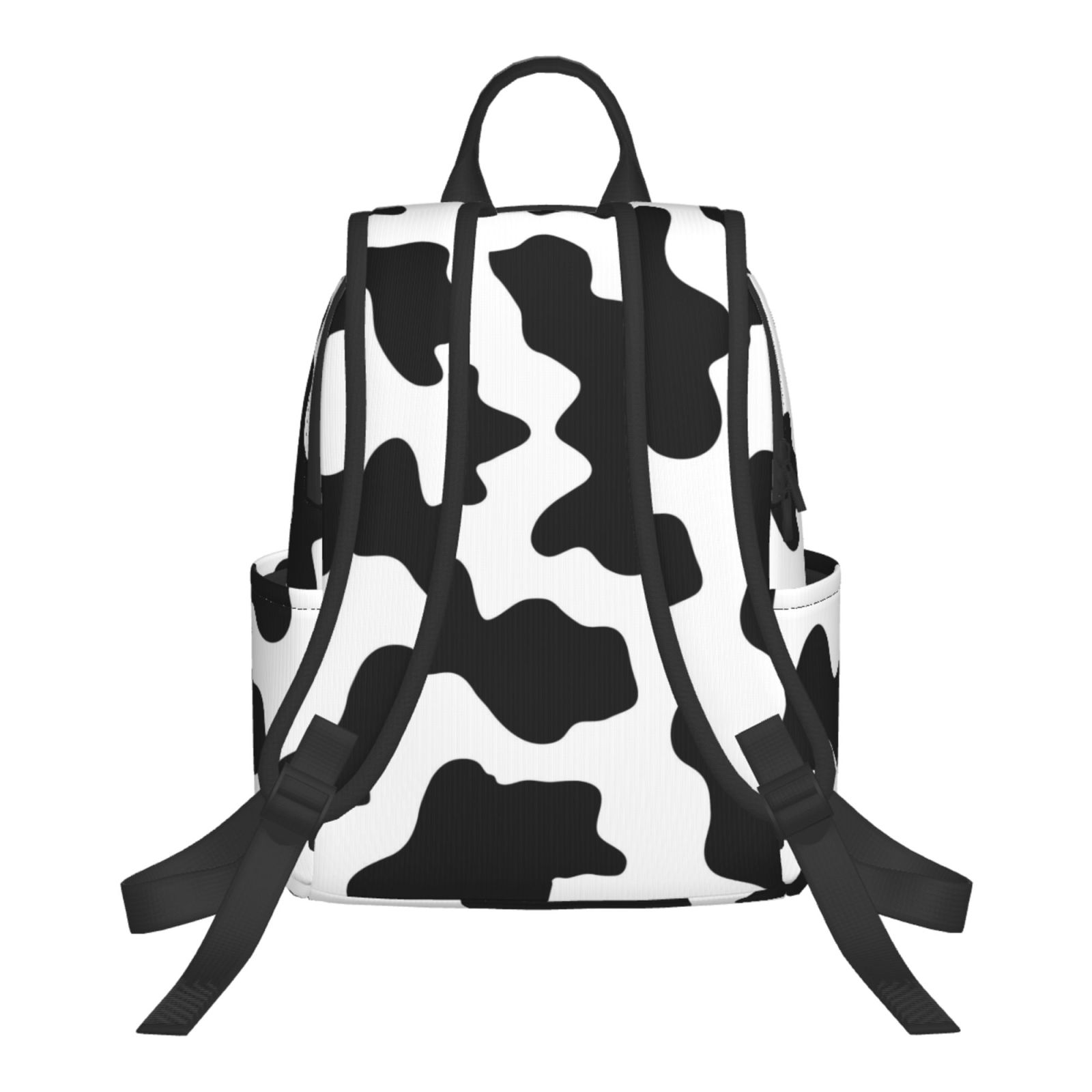 Xecao Milk Cow print Backpack For women men Aesthetic Lightweight Travel Daypack Simple Cute Backpack For Bookbag