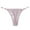 Light Gray #196, variant on G String Thongs for Women, See Through Lace Underwear, Cheeky Low Rise T Back Tangas Pink M