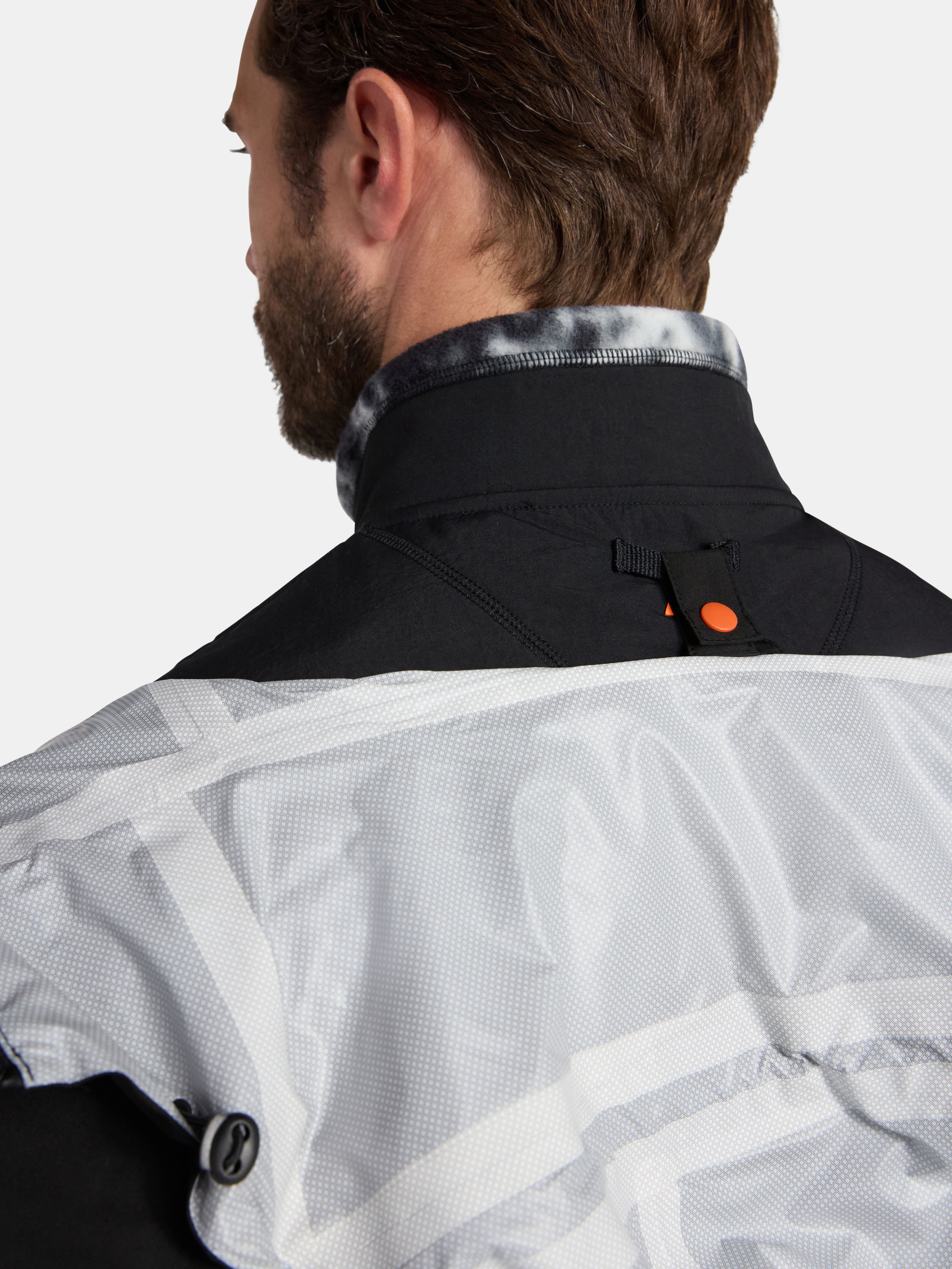 Ozark Trail Men's and Big Men's Mix Media Fleece Jacket, Sizes S-3XL