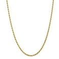 thumbnail image 6 of 14K Yellow Gold 3.35mm Diamond Cut Quadruple Rope Chain 22 Inch, 6 of 6