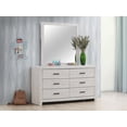 thumbnail image 2 of Brantford Rectangle Dresser Mirror Coastal White, 2 of 2