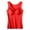 Red, variant on DuoJiaJ Thermal Shirts For Women With Built In Bra V Neck Tops Sleeveless Vest Lined Underwear Thermal Tank Tops Winter Top Warm Underwear For Women Black XXL