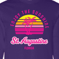 thumbnail image 4 of Inktastic Summer Enjoy the Sunshine St. Augustine Florida in Pink Long Sleeve T-Shirt, 4 of 5