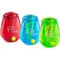 thumbnail image 1 of YWC-bureau Taille-Crayon Twist-N-Sharp Coloré Manuel Petits Taille-Crayon à Main, 3 Pack, Couvert, Vert Lime, Bleu et Rouge Portable à Main avec Couvercle, 1 of 4