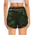 thumbnail image 2 of Lsque Framed Greenery Wall Art Printed Women's Running Shorts with Liner Pockets,Elastic Quick Dry Workout Athletic Gym Yoga Shorts,Womens High Waist Shorts-Small, 2 of 9