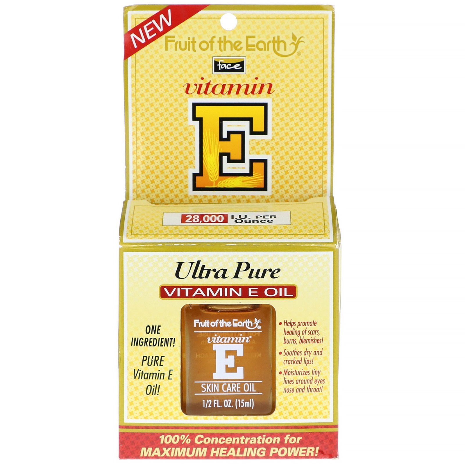 Fruit of the Earth Ultra Pure Vitamin E Oil .5 oz Lotion