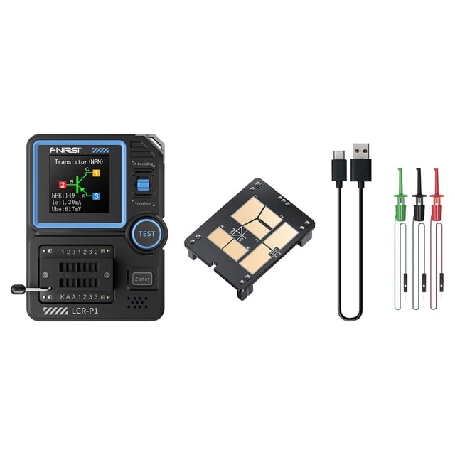 S SERENABLE Transistor Tester Kit Anti Scald Sturdy Electronic Component Tester for Diode