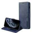 thumbnail image 1 of Apple iPhone 11 Pro Navy Blue Genuine SupRShield Wallet Leather Flip Stand Magnetic Case Cover, 1 of 2