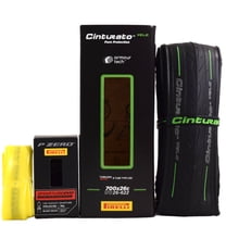 Pirelli Cinturato Velo TLR Bicycle Tire 26-622 (700x26c)   SmarTUBE 23/32-622 Presta 60mm - 1 Pack