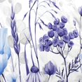 thumbnail image 6 of Spring Floral Shower Curtain with Hooks,Blue and Gray Flower Plant and Butterfly on White Shower Curtain Set Country Watercolor Wildflower Bathroom Curtains Shower Set,84L X 72W inches, 6 of 6