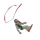 thumbnail image 1 of Ounissouiy Adorno colgante de mono de Navidad, decoración de árbol de Navidad, adorno para el hogar para niños, juguetes, regalo Kits de decoración para fiestas Blanco Ounissouiy HA043215-01, 1 of 6