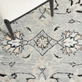 thumbnail image 6 of SAFAVIEH Micro-Loop Warwick Medallion Area Rug, Grey/Ivory, 8' x 10', 6 of 8