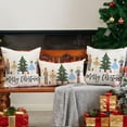 thumbnail image 6 of Merry Christmas Throw Pillow Cover 16x16 Inch Nutcracker Christmas Decor Winter Holiday Party Cushion Case Decoration for Sofa Couch B, 6 of 6