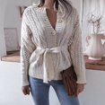 thumbnail image 2 of Vedolay Oversized Sweaters for Women Open Front Cardigan Long Sleeve Outwear Outdoor Sweaters White,M, 2 of 4