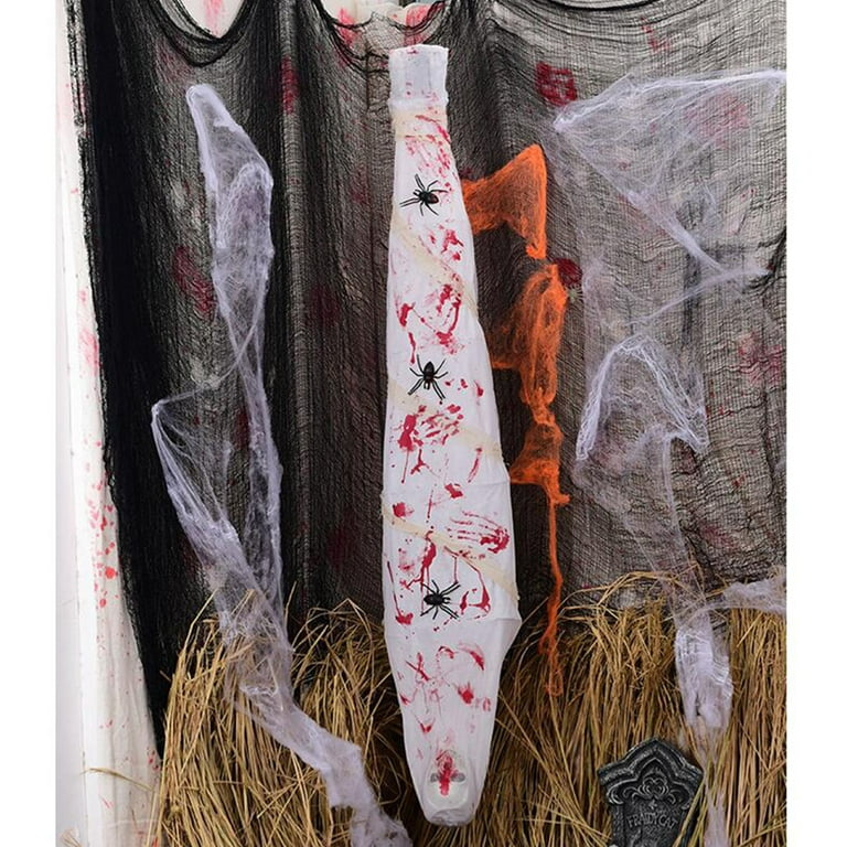  Halloween Decorations Hanging Cocoon Corpse, 72 Inch Life Size  Halloween Corpse Cocoon Decorations Clearance, Scary Halloween Decorations  Outdoor/Yard/Tree Props : Everything Else