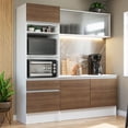 thumbnail image 2 of Cocina Integral Completa 180cm Topazio Madesa 86 - Blanco/Marrón Madesa G2008609, 2 of 11