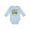 AE-Light Blue, variant on Inktastic Dinosaur 1st Birthday Cute Dino Theme Boys or Girls Long Sleeve Baby Bodysuit