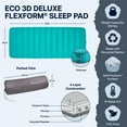 thumbnail image 3 of Lightspeed Outdoors ECO 3D Deluxe Flexform Sleep Pad, Parasailing, 1, 3 of 9