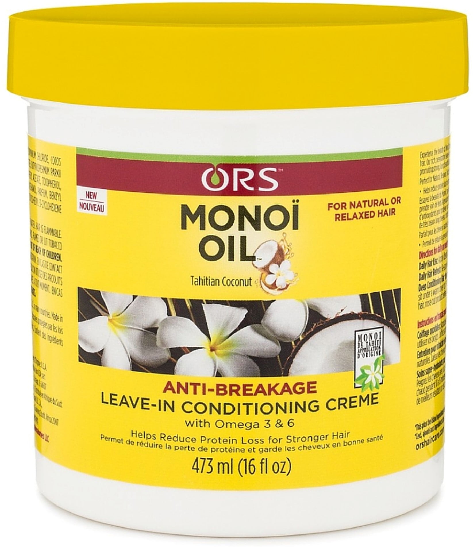 ORS Monoi Oil AntiBreakage Leave In Conditioning Creme (Pack of 3