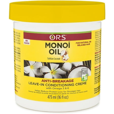 2 Pack - ORS Monoi Oil Anti-Breakage Leave In Conditioning (Best Anti Frizz Leave In Conditioner)