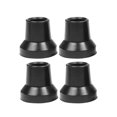 thumbnail image 2 of 4Pcs Crutch Tips Replacement, Heavy Duty, Sturdy Reinforced Anti Skid Upgraded Thickened Crutch Feet Cap, Cane Tips for Hiking Sticks Black 16mm Hole, 2 of 9