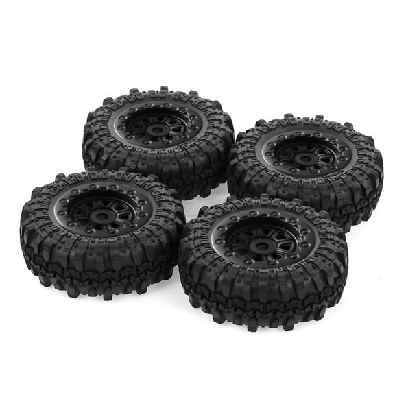 4x Durable RC Car Wheels for SCX24 Series High Pressure Resistance for Off-Road Adventures