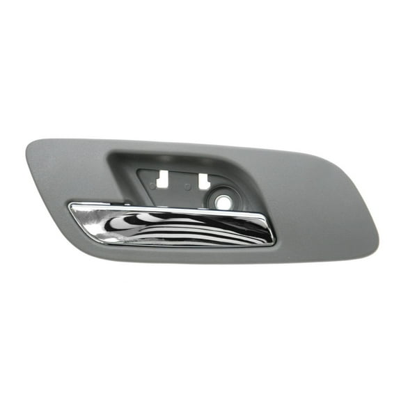 TRQ Dark Gray/Chrome Front Inside Interior Door Handle Driver LH for Chevy GMC DHA49547