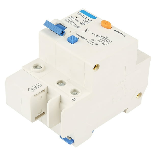 Residual Current Circuit Breaker, 10 Wiring Capability 30mA Residual Current Circuit Breaker