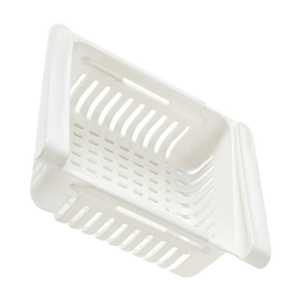 Injueey Estante de almacenamiento extensible para organizar la cocina con almacenamiento estilo cajonera versátil para hacer frutas Cocina y Comedor blanco