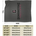 thumbnail image 3 of Benedictine College Logo Fleece Blanket, Very Soft Microfiber Flannel Blanket for Couch Warm and Cozy for All Seasons, 3 of 6