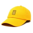 thumbnail image 5 of Dalix Yellow Gummy Embroidered Cotton Dad Hat Baseball Cap Adjustable Womens in Gold, 5 of 5