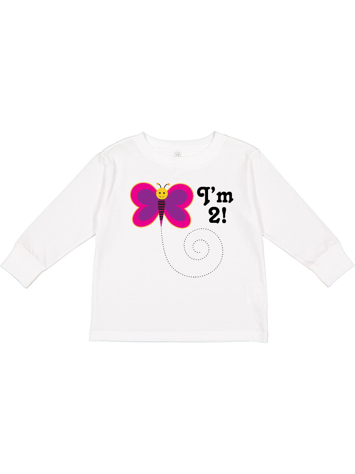 inktastic Butterfly Cupcake 1st Birthday Toddler T-Shirt