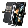 thumbnail image 4 of Decase for Samsung Z Fold 4 5G Wallet Case with Leather Wallet Card Holder Protective Slim Cover, Black, 4 of 7