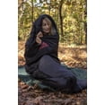 thumbnail image 6 of 10 Pack Bulk Wholesale of Cold Weather Hooded Sleeping Bags for Adults, Kids, Homeless, Camping, Indoors, Outdoors - 10 Count Hooded Sleeping Bags in Black 71"L x 30"W, 6 of 7