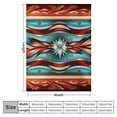 thumbnail image 4 of Nawypu  Tribal Native Stripe Aztec Print Throw Blanket Fluffy Flannel Blanket Bed Blanket Soft Lightweight for Adults Kids, 4 of 6