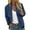 Dark Blue, variant on CAIXIA Womens Bomber Jacket Casual Zip Up Lightweight Windbreaker Coat with Pockets Solid Color Fall Fashion Everyday Outerwear