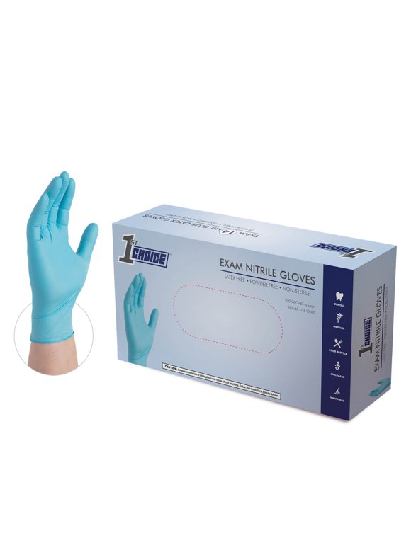 Nitrile gloves in First Aid