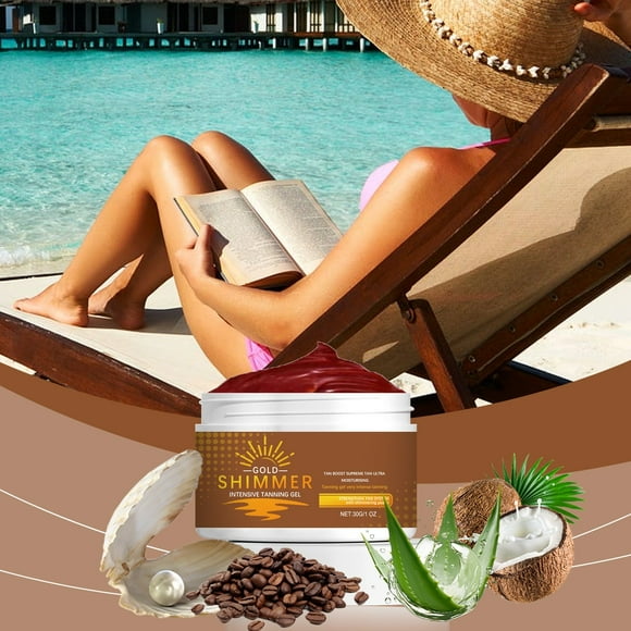 WIFKLSIIPG Tanning Gel Evens out Skin Tone Every Day to Create Tanned Skin. Easily and Lasts Long to Maintain Skin. Tanning Acceleration
