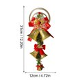 thumbnail image 3 of JHGoosa Christmas Decorations Christmas Tree Pendant Ornaments Double Bell Scene Layout Shop Window Holiday Atmosphere Products, 3 of 3