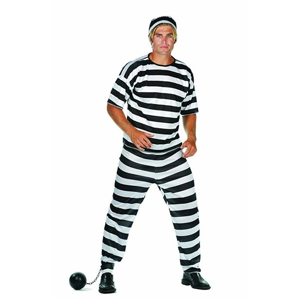 Convict Man Costume - Walmart.com - Walmart.com